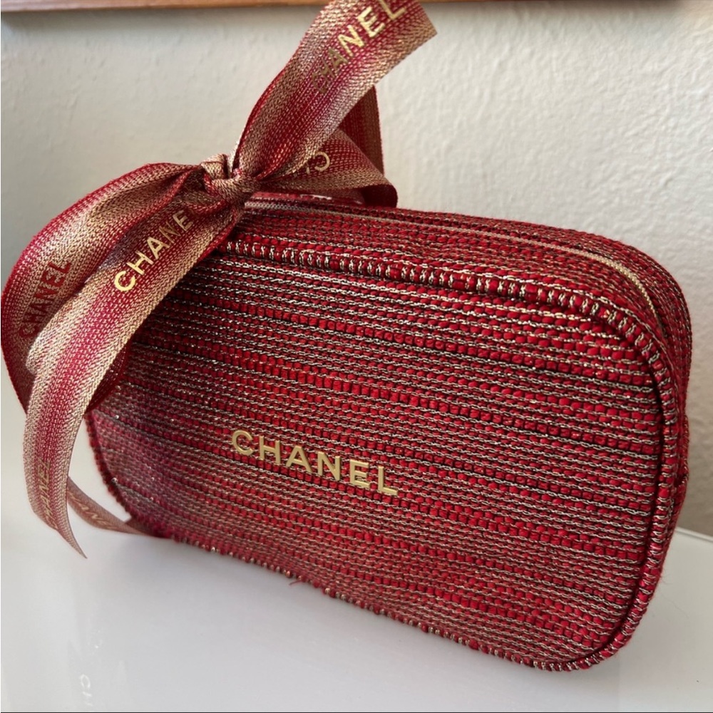 🖤 CHANEL 2022 Sheer Genius lipgloss set & tweed purse